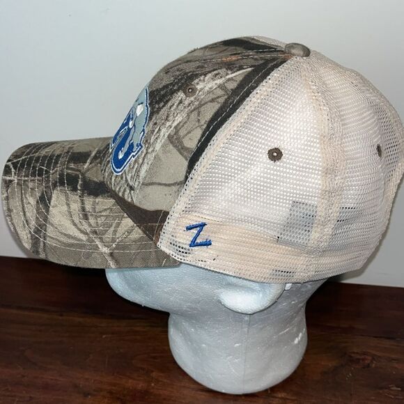 BYU Brigham Young University the Y Cougars Camo Camouflage Baseball SnapBack Cap - Picture 2 of 4